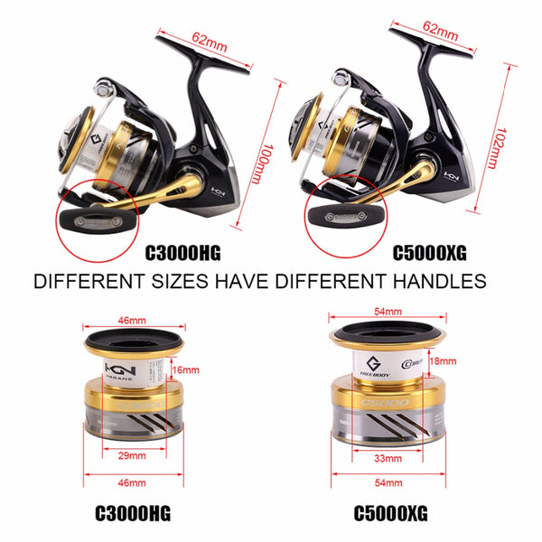 Deep line cup Spinning Fishing Reel