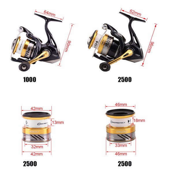 Deep line cup Spinning Fishing Reel
