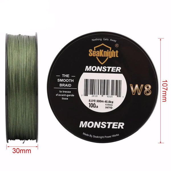Wide Angle Braided Fishing Line