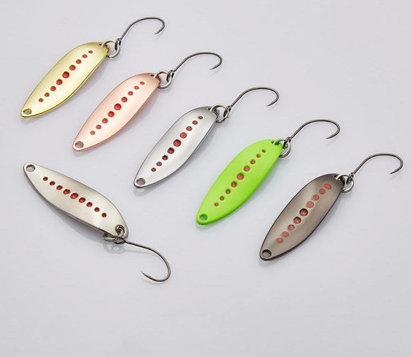 Multicolor Metal Small Spoon Fishing Lures