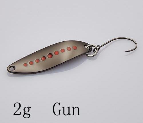 Multicolor Metal Small Spoon Fishing Lures